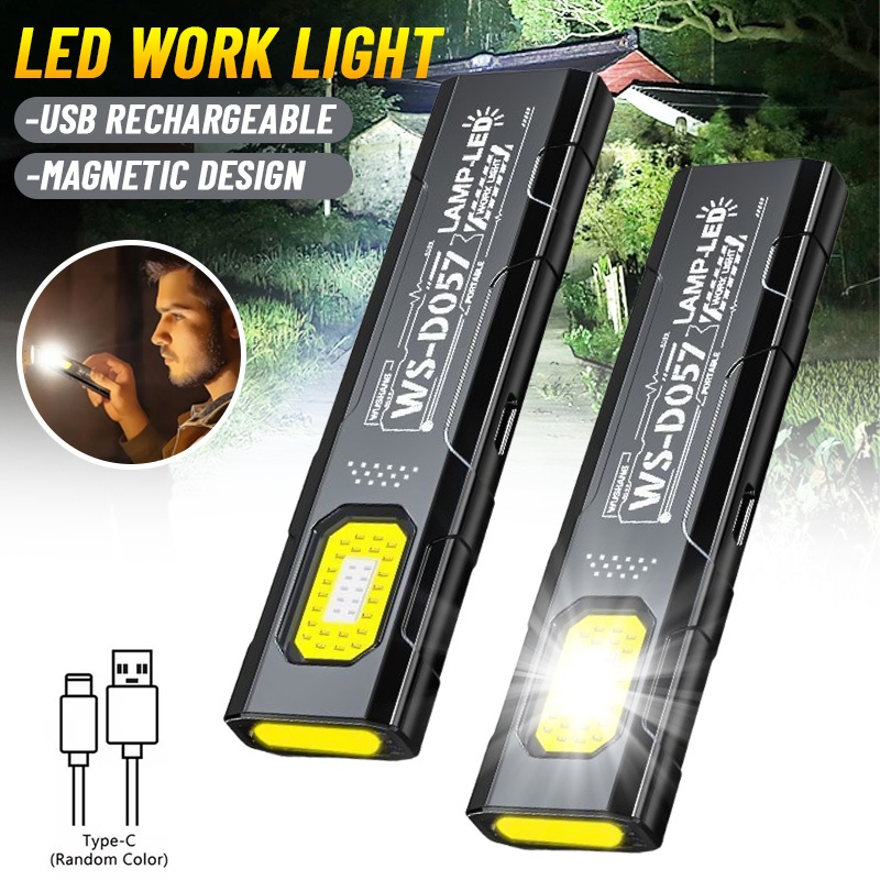 Outdoor Lighting Bollards - Powerful Mini Security flashing work light