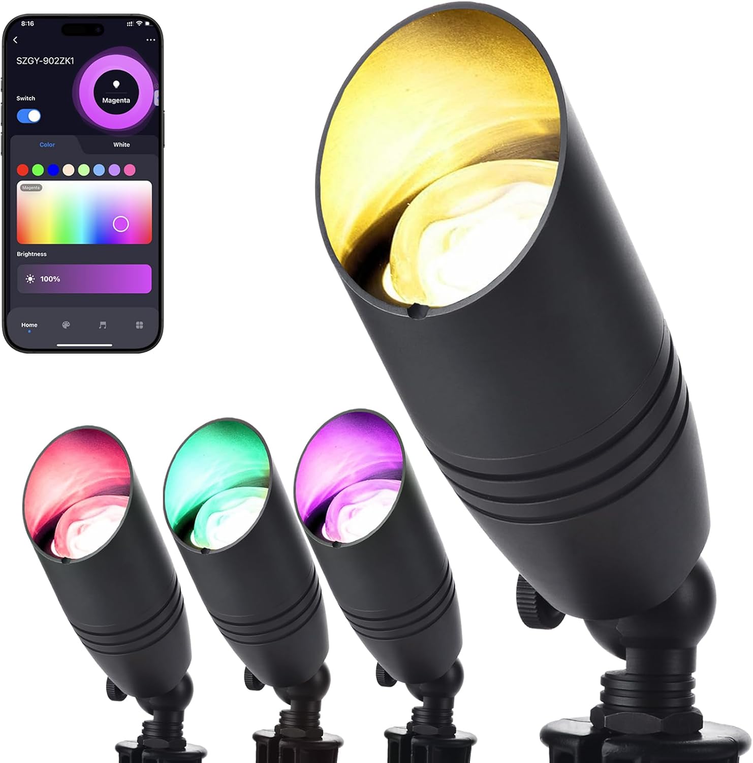 Outdoor Lighting Volt - RGB Low Voltage Landscape Lighting Kit