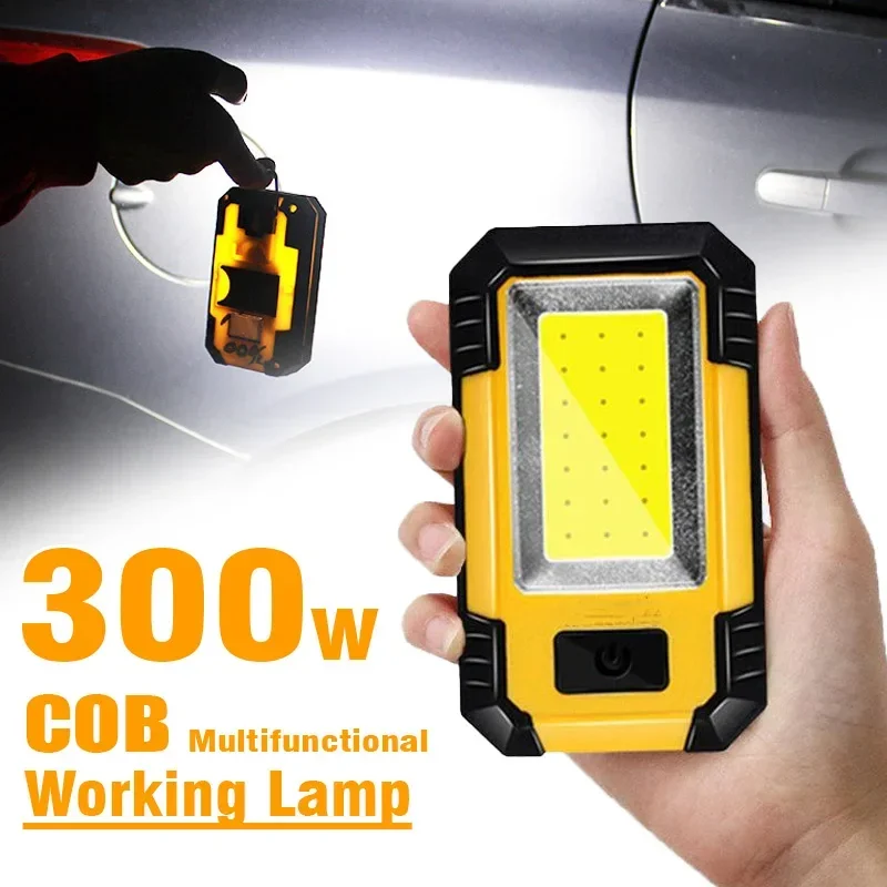 Outdoor Lighting Bollards - 4000MaH Rechargeable Work Light 30W Super
