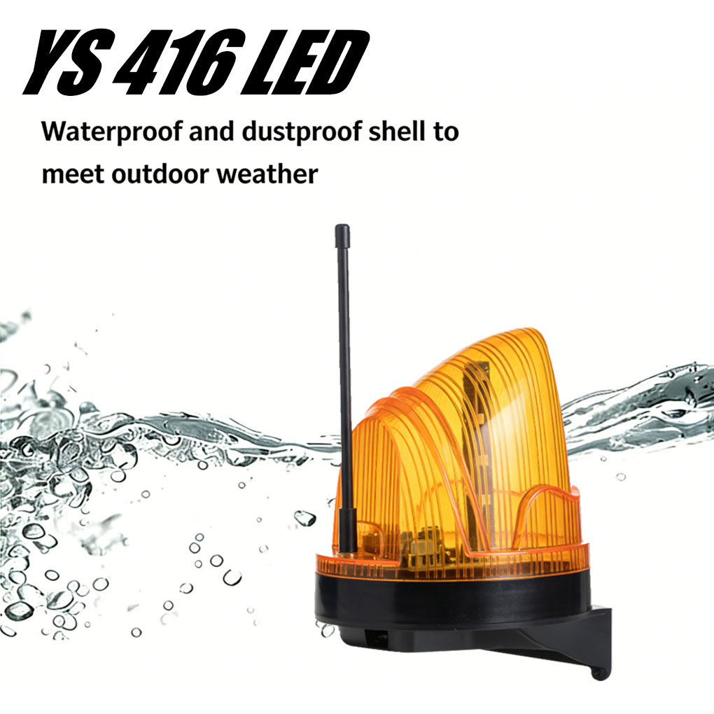 Outdoor Lighting Bollards - Universal 12V/220V LED Strobe Warning Light