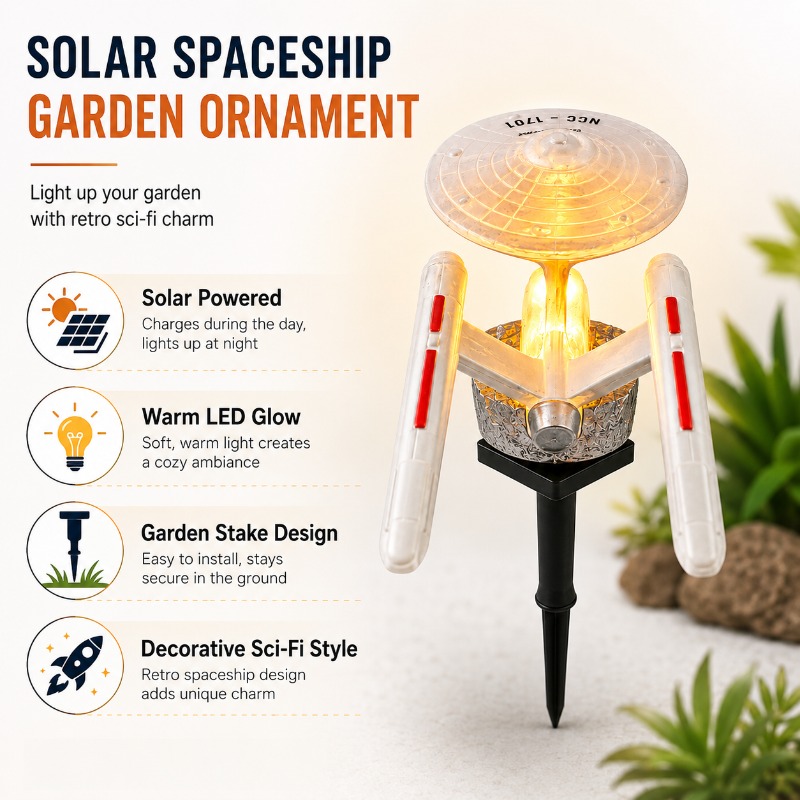 Star Trek USS Enterprise Solar - Outdoor Lighting Gazebo ulasan dan harga
