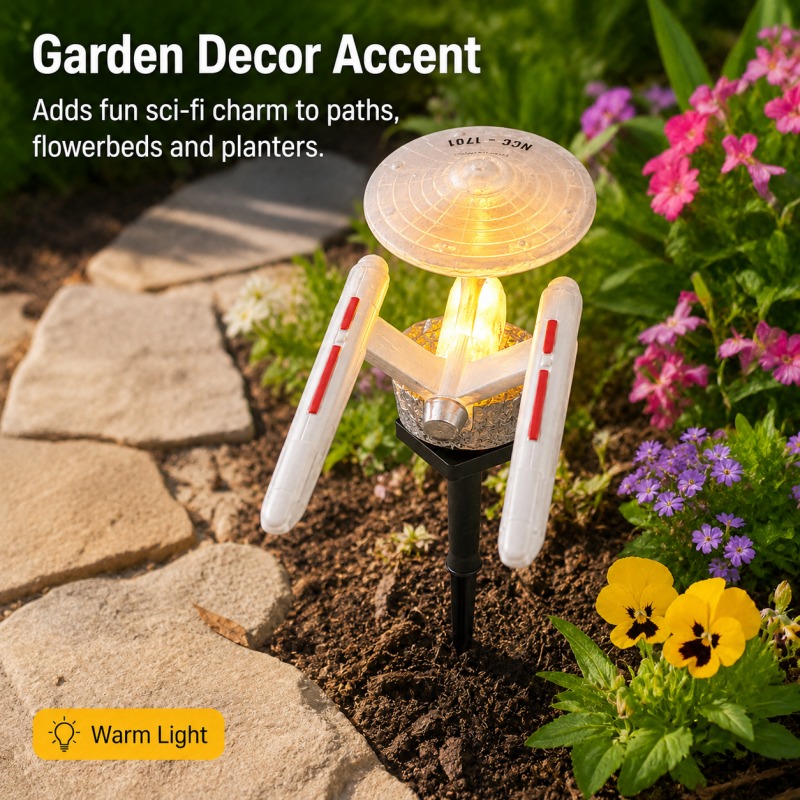 Star Trek USS Enterprise Solar - Outdoor Lighting Gazebo ulasan dan harga