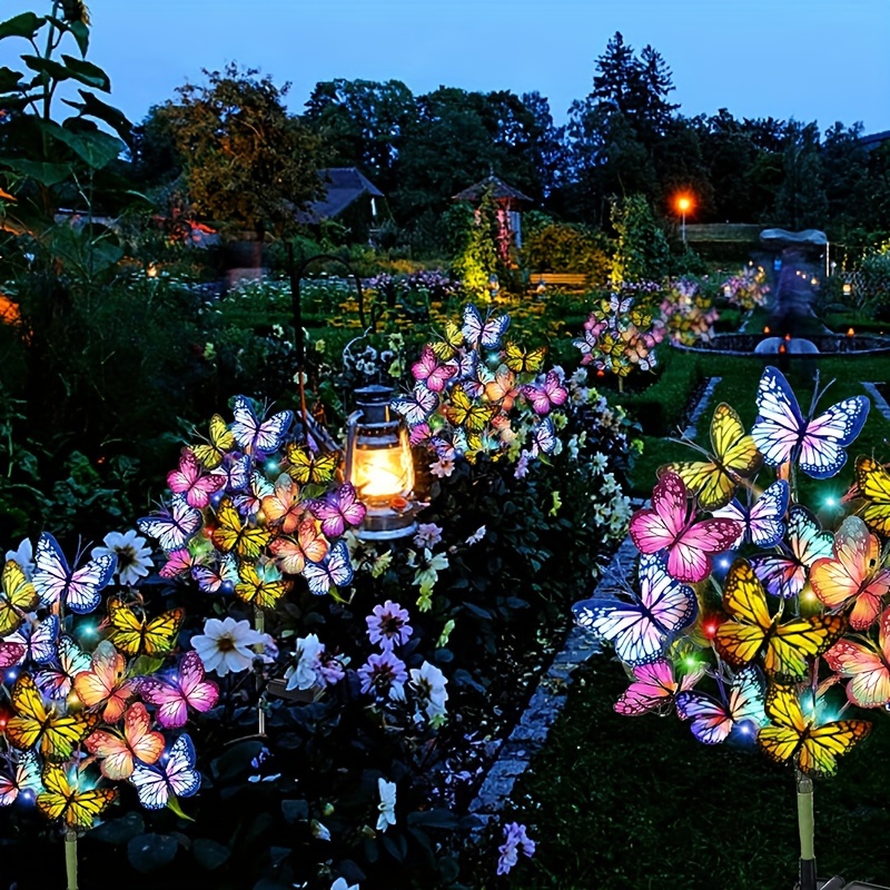 Solar LED Butterfly Garden Lig - Outdoor Lighting Gazebo ulasan dan harga