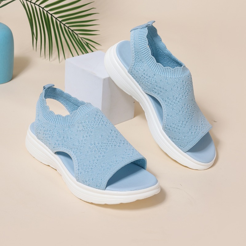 Hot Sale Women Light Blue Knit - Outdoor Lighting On Sale ulasan dan harga