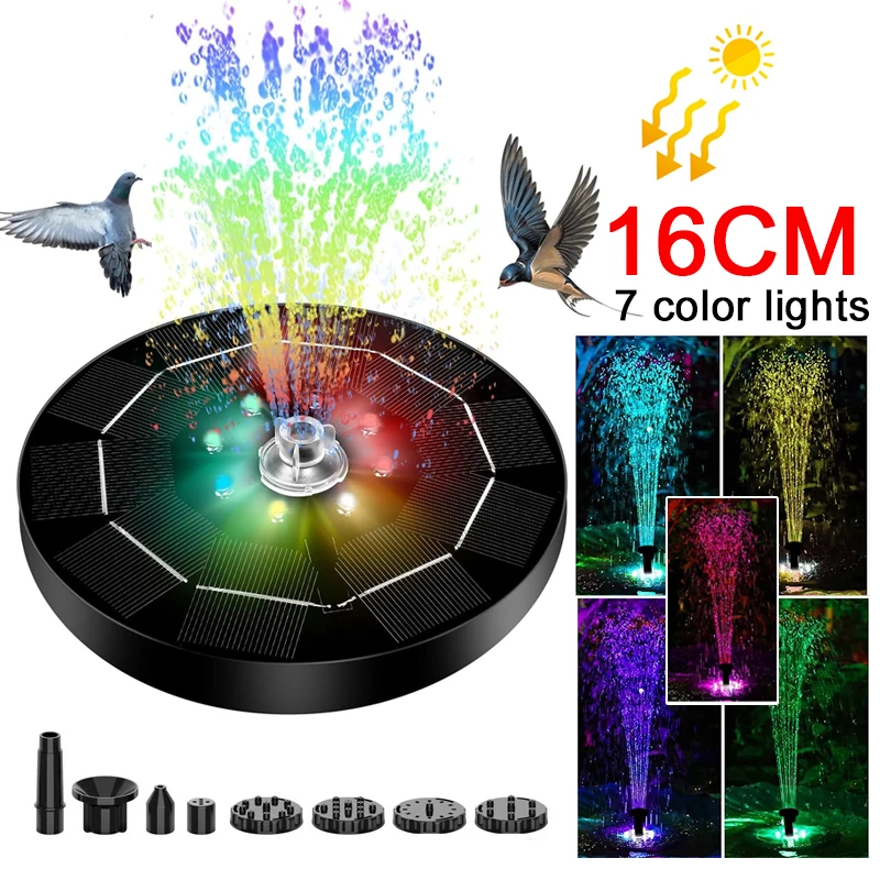 Fountain Light 7 Colors LED Li - Outdoor Lighting Gazebo ulasan dan harga