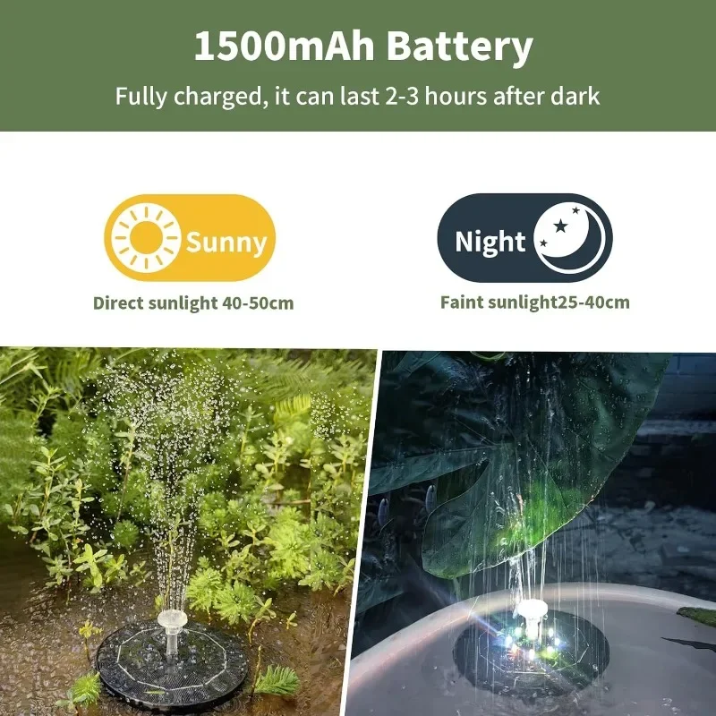 Fountain Light 7 Colors LED Li - Outdoor Lighting Gazebo ulasan dan harga