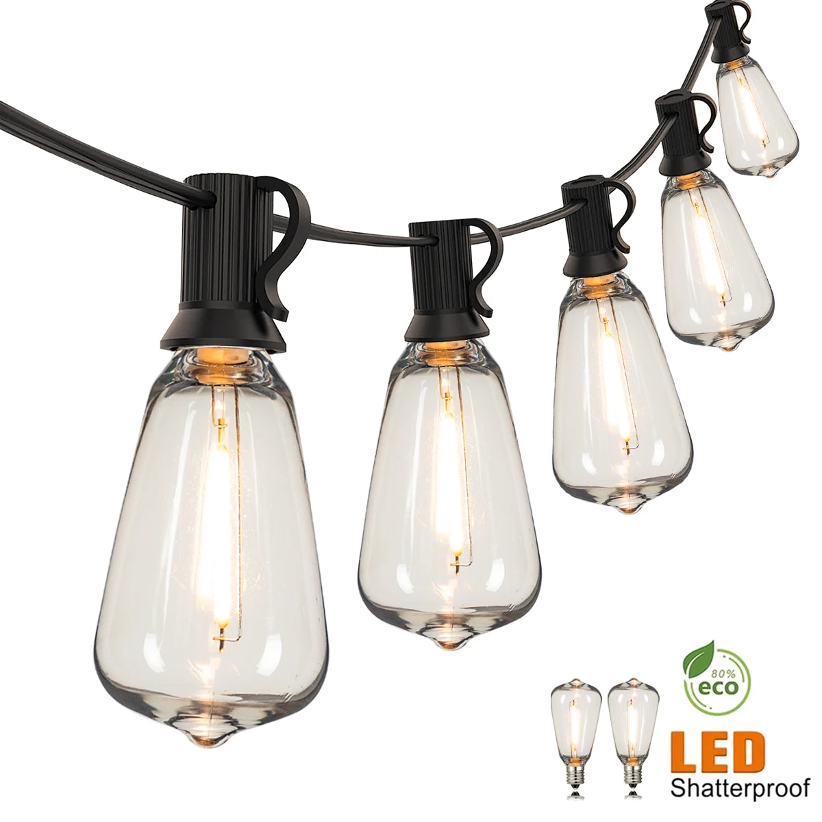 ST38 String Lights Outdoor Gar - Outdoor Lighting Gazebo ulasan dan harga