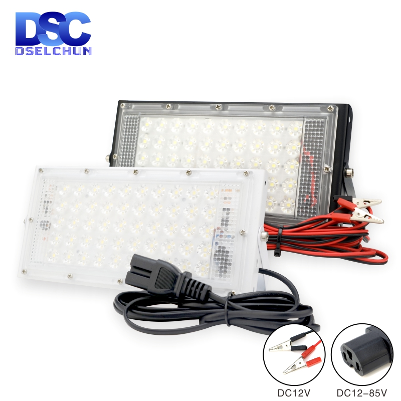 DC 12V-85V 50W Led Flood Light - Outdoor Lighting Volt ulasan dan harga