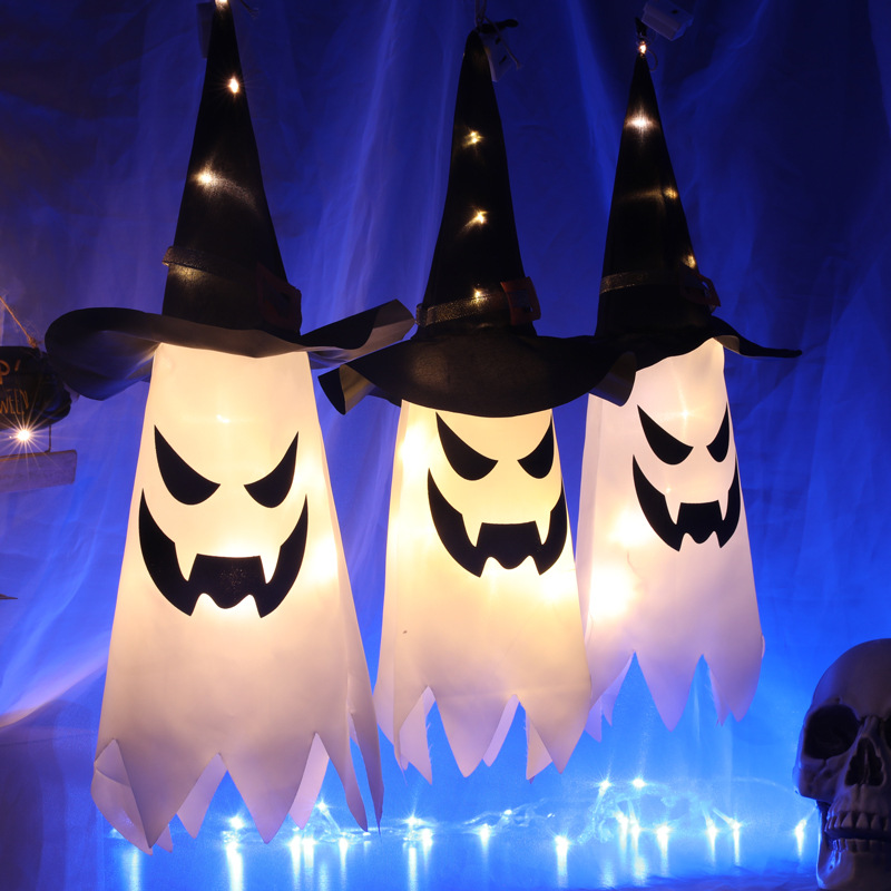 Halloween Glowing Witch Hat La - Outdoor Lighting Gazebo ulasan dan harga