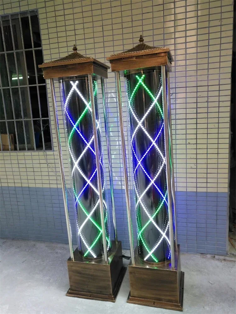 Hair styling sign gold barber  - Outdoor Lighting On Sale ulasan dan harga