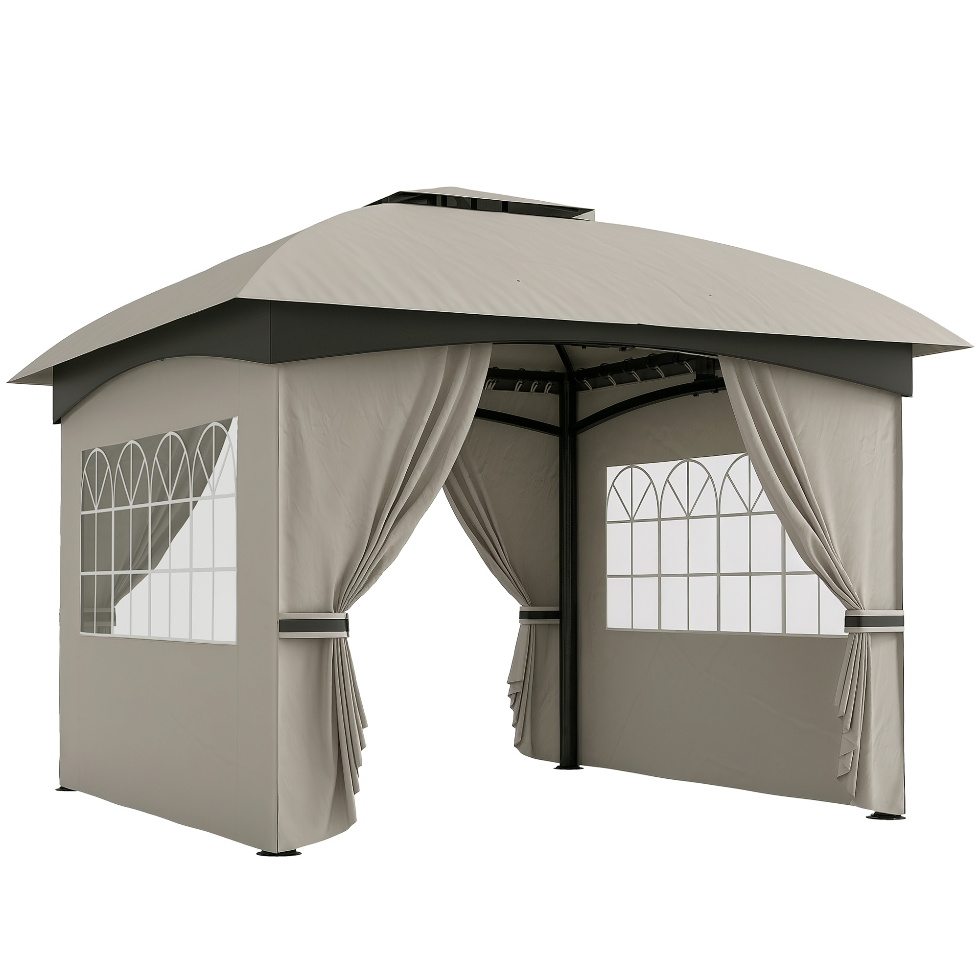 11' X 11' Outdoor Gazebo with  - Outdoor Lighting Gazebo ulasan dan harga
