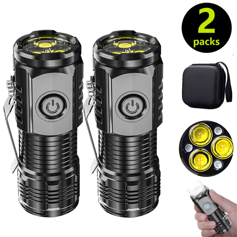 Mini 3LED Flashlight With Pen  - Outdoor Lighting Bollards ulasan dan harga