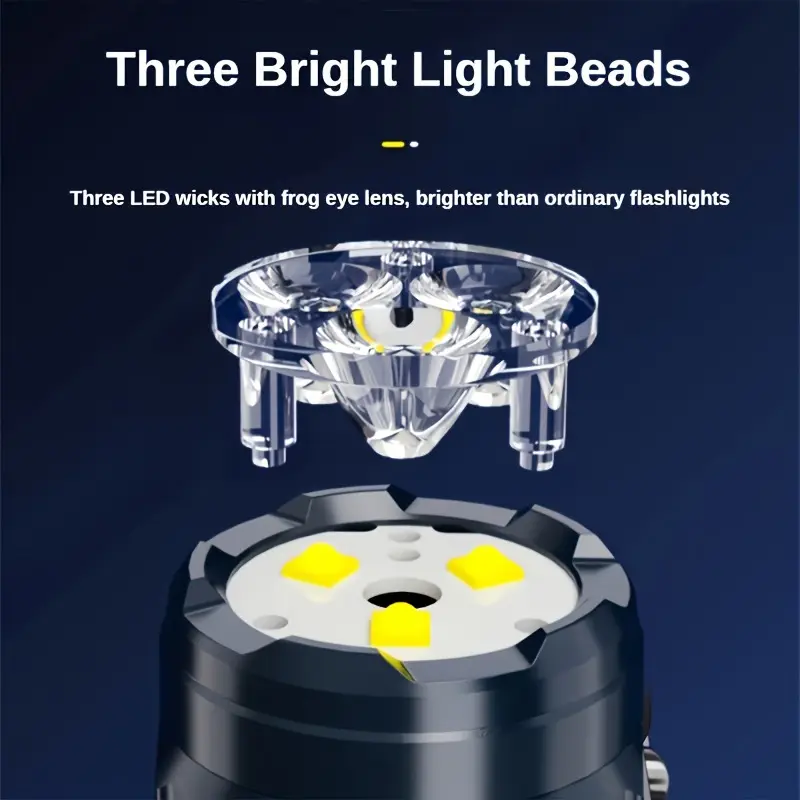 Mini 3LED Flashlight With Pen  - Outdoor Lighting Bollards ulasan dan harga